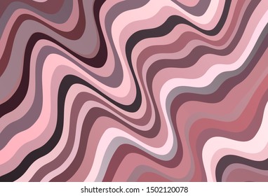 Dark Pink, Red vector pattern with lines. Colorful geometric sample with gradient lines.  Abstract design for your web site.