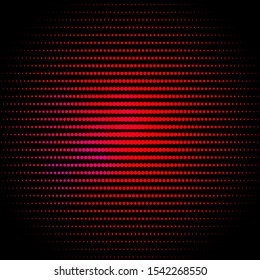 Dark Pink, Red vector pattern with spheres. Modern abstract illustration with colorful circle shapes. Pattern for booklets, leaflets.