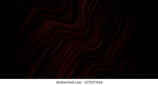 Dark Pink, Red vector pattern with lines. Colorful illustration, which consists of curves. Pattern for commercials, ads.