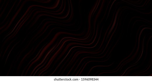 Dark Pink, Red vector pattern with lines. Colorful illustration, which consists of curves. Pattern for commercials, ads.