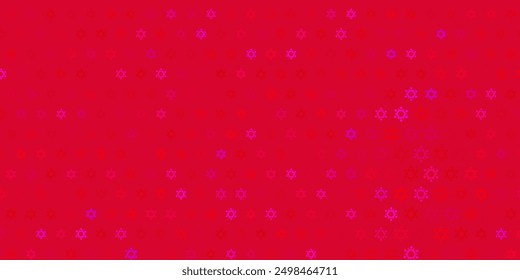 Dark pink, red vector pattern with coronavirus elements. Colorful  gradient illness symbols in simple abstract style. Wallpaper for health protection.