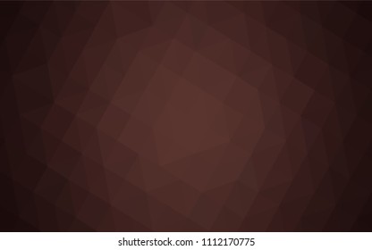 Dark Pink, Red vector polygon abstract layout. Colorful illustration in abstract style with triangles. A new texture for your web site.