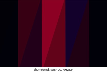 Dark Pink, Red vector polygonal pattern. A sample with polygonal shapes. A new texture for your design.