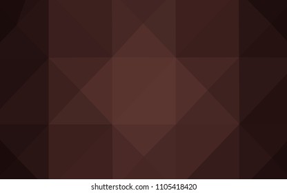 Dark Pink, Red vector polygonal pattern. Shining colored illustration in a new style. Brand-new style for your business design.