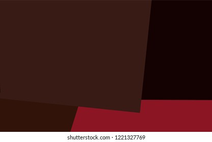 Dark Pink, Red vector polygonal illustration, which consist of rectangles. Rectangular pattern for your business design. Geometric background in Origami style with gradient. 