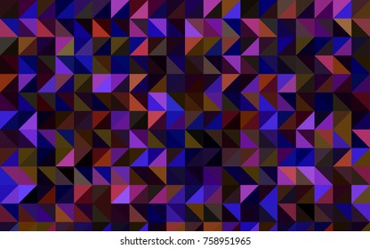 Dark Pink, Red vector polygonal pattern. Colorful abstract illustration with gradient. A completely new template for your business design.