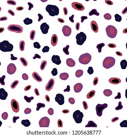 Dark Pink, Red vector seamless cover with spots. Blurred bubbles on abstract background with colorful gradient. Pattern for design of window blinds, curtains.