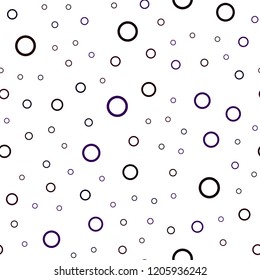Dark Pink, Red vector seamless pattern with spheres. Modern abstract illustration with colorful water drops. Pattern can be used for futuristic ad, booklets.
