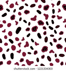 Dark Pink, Red vector seamless template with circles. Modern abstract illustration with colorful water drops. Trendy design for wallpaper, fabric makers.