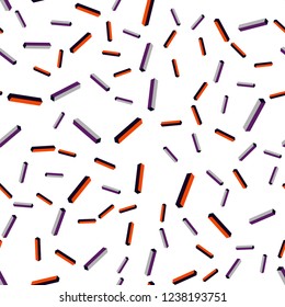 Dark Pink, Red vector seamless, isometric cover with stright stripes. Modern geometrical abstract illustration with Lines. Texture for window blinds, curtains.