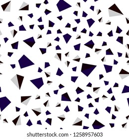 Dark Pink, Red vector seamless, isometric template with crystals, triangles. Abstract gradient illustration with triangles. Pattern for trendy fabric, wallpapers.