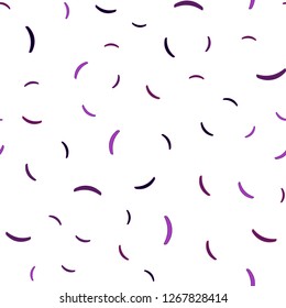 Dark Pink, Red vector seamless pattern with curved lines. A sample with colorful lines, shapes. Colorful wave pattern for your design.