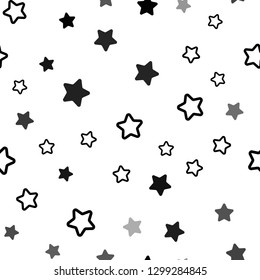Dark Pink, Red vector seamless layout with bright stars. Blurred decorative design in simple style with stars. Pattern for design of fabric, wallpapers.