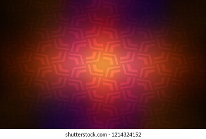 Dark Pink, Red vector template with bubble shapes. Shining illustration, which consist of blurred lines, circles. Pattern for your business design.