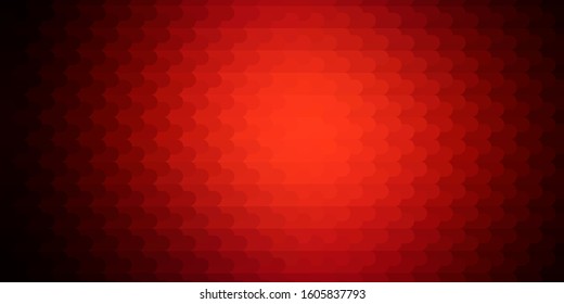 Dark Pink, Red vector template with lines. Colorful gradient illustration with abstract flat lines. Pattern for booklets, leaflets.