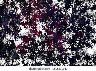 Dark Pink, Red vector template with chaotic shapes. Colorful chaotic forms with gradient in modern style. Simple design for your web site.