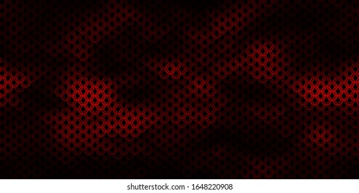 Dark Pink, Red vector template with esoteric signs. Illustration with magical signs of spiritual power. Simple design for occult depiction.
