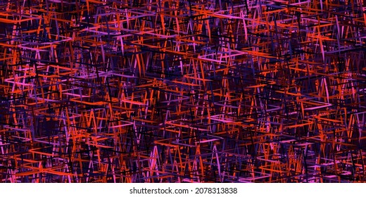 Dark Pink, Red vector template with repeated sticks. Modern geometrical abstract illustration with Lines. Smart design for your business advert.