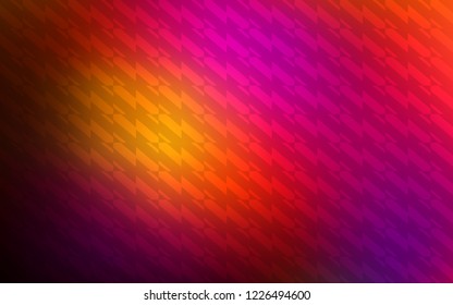 Dark Pink, Red vector texture with colored lines. Glitter abstract illustration with colorful sticks. Best design for your ad, poster, banner.