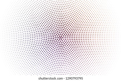 Dark Pink, Red vector  texture with disks. Blurred bubbles on abstract background with colorful gradient. New template for your brand book.