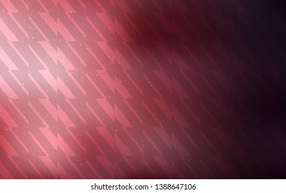 Dark Pink, Red vector texture with colored lines. Shining colored illustration with sharp stripes. Template for your beautiful backgrounds.