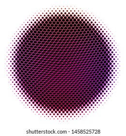 Dark Pink, Red vector texture with circles. Colorful illustration with gradient dots in nature style. Pattern for websites, landing pages.