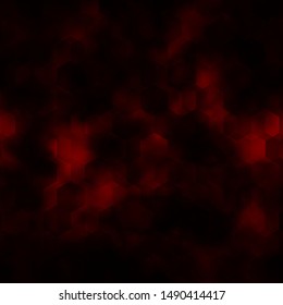 Dark Pink, Red vector texture with colorful hexagons. Glitter abstract illustration in hexagonal style. New template for your brand book.