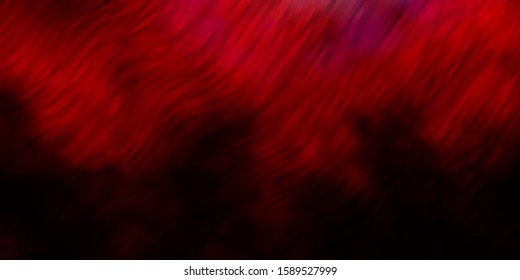 Dark Pink, Red vector texture with curves. Bright illustration with gradient circular arcs. Best design for your posters, banners.