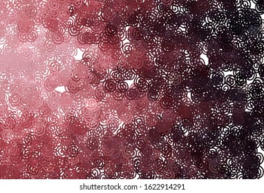 Dark Pink, Red vector texture with bent lines. Modern gradient abstract illustration with bandy lines. Elegant pattern for a brand book.