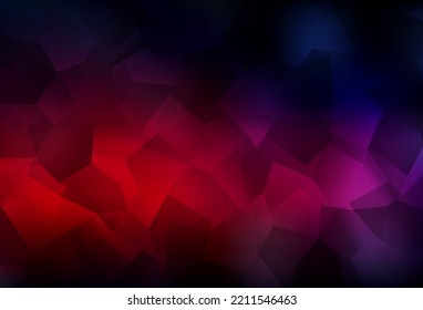 Dark Pink, Red vector texture with abstract forms. Decorative design in abstract style with random forms. Simple design for your web site.
