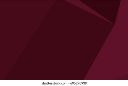 Dark Pink, Red vector triangle mosaic pattern. Shining illustration, which consist of triangles. Brand-new style for your business design.
