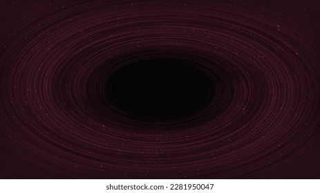 Dark Pink Spiral Black hole on Galaxy background with Milky Way spiral,Universe and starry concept design,vector