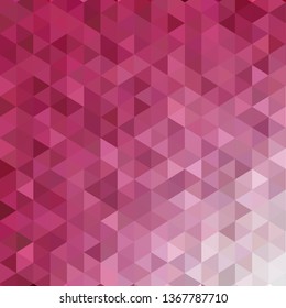 dark pink triangle background.  colorful illustration. 
