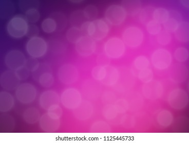 Dark Pink vector abstract blurred bokeh background. Modern geometrical abstract illustration with gradient. A new texture for your design.