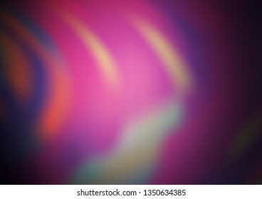 Dark Pink vector abstract blurred template. Colorful illustration in abstract style with gradient. Brand new design for your business.