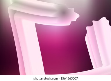 Dark Pink vector abstract blurred layout. Glitter abstract illustration with gradient design. Completely new design for your business.