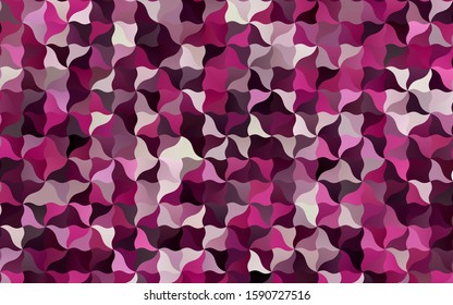 Dark Pink vector abstract blurred pattern. Colorful illustration in abstract cranked style with gradient. The polygonal design can be used for your web site.