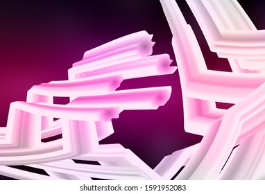 Dark Pink vector abstract blurred background. Shining colorful illustration in smart style. New style design for your brand book.