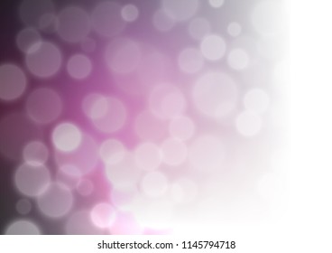 Dark Pink vector abstract bokeh pattern. Colorful abstract illustration with gradient. The template can be used for your brand book.