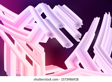 Dark Pink vector abstract bright template. An elegant bright illustration with gradient. New design for your business.