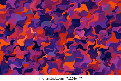 Dark Pink vector abstract cambered template. A sample with blurred shapes. The elegant pattern can be used as part of a brand book.