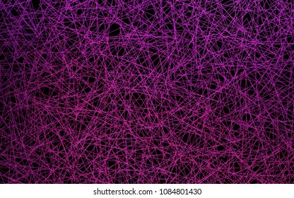 Dark Pink vector abstract colorful background, which consist of triangles. Pattern with colored triangles on white background.