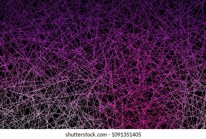 Dark Pink vector abstract colorful background, which consist of triangles. Pattern with colored triangles on white background.