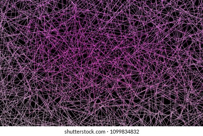 Dark Pink vector abstract colorful background, which consist of triangles. Pattern with colored triangles on white background.