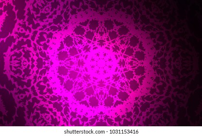 Dark Pink vector abstract doodle template. Doodle illustration made by child in Origami style with gradient. The best blurred design for your business.