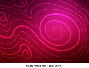 Dark Pink vector abstract doodle template. Sketchy hand drawn doodles on blurred background. The doodle design can be used for your web site.