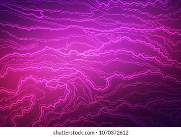 Dark Pink vector abstract doodle texture. Blurred decorative design in Indian style with Zen tangles. The pattern can be used for heads of websites and designs.