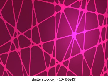 Dark Pink vector abstract doodle texture. Shining colored illustration with doodles in Zen tangle style. The pattern can be used for coloring books and pages for kids.