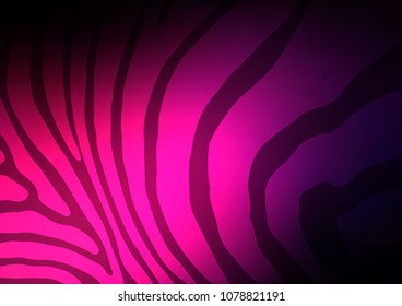 Dark Pink vector abstract doodle template. Colorful abstract illustration with lines in Asian style. A completely new template for your business design.