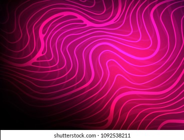Dark Pink vector abstract doodle texture. Doodles on blurred abstract background with gradient. The pattern can be used for heads of websites and designs.